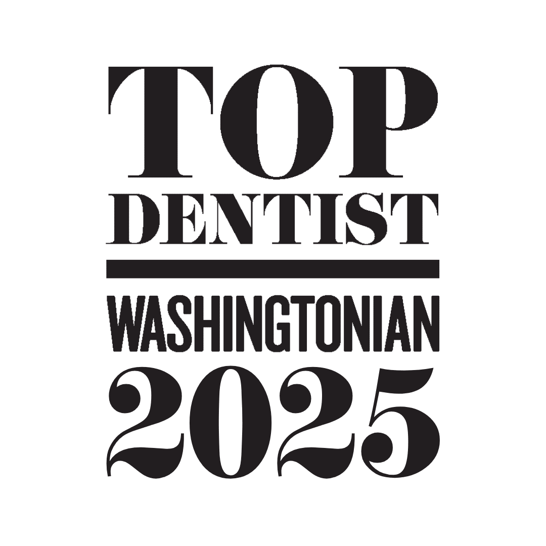 top dentist washingtonian 2025 badge